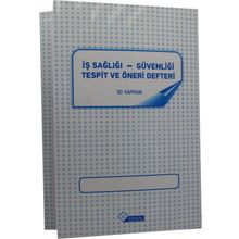 Uysal Ciltli İş Sağlığı Ve Güvenliği Tespit & Öneri Defteri