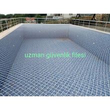 Uzman 3.5 x 5 Metre Beyaz Havuz Kapama Güvenlik Filesi