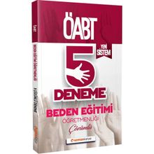 Uzman Kariyer Yayınları 2020 ÖABT Beden Eğitimi Öğretmenliği Çözümlü 5 Deneme