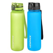 Uzspace 2'li 1000 ml Fiftyfifty Turkuaz - Yeşil Tritan Matara Seti