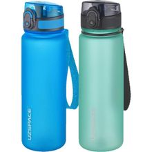 Uzspace 2'li 500 ml Fiftyfifty Mavi - Açık Mavi Tritan Matara Seti