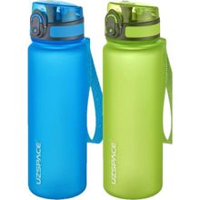 Uzspace 2'li 500 ml FiftyFifty Mavi - Haki Tritan Matara Seti