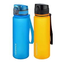 Uzspace 2'li 500 ml FiftyFifty Mavi-Turuncu Tritan Matara Seti