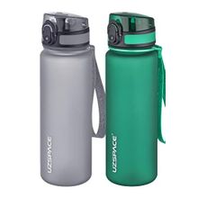 Uzspace 2x500 ml Fifty Fifty Gri Koyu Yeşil Tritan Matara Seti
