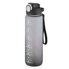 Vagonlife VGN-2219 Gri Siyah 1000 ml Pipetli Tritan Çift Renkli Matara