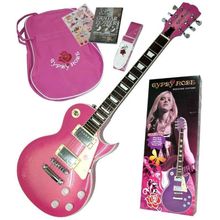 Valencia GRE2KCPK Gypsy Pembe Elektro Gitar