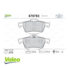 Valeo 670783 Arka Fren Balatası
