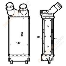 Valeo 818866 Turbo Radyatörü İnterkol
