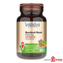 Validus Burdock Root Dulavrat Otu 1000 mg 60 Kapsül