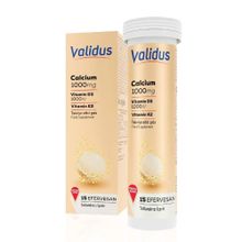 Validus Calcium Vitamin D3 Vitamin K2 15 Efervesan Tablet