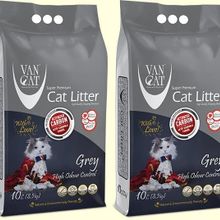 Vancat Aktif Karbonlu Süper Topaklanan Premium 2x10 lt Kedi Kumu