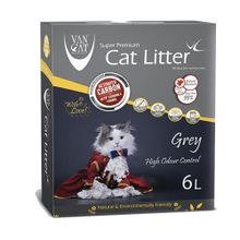 Vancat G160 Aktif Karbonlu Gri Bentonit İnce Taneli 2'li Kedi Kumu
