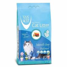 Vancat Marsilya Sabunu Kokulu İnce Taneli 2x10 kg Topaklanan Bentonit Kedi Kumu
