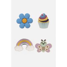 Vaneda Sweet Kadın Renkli 4'Lü Terlik Süsü STD