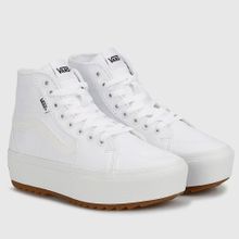 Vans Filmore Hi Tapered Platform ST Beyaz Kadın Günlük Spor Ayakkabı