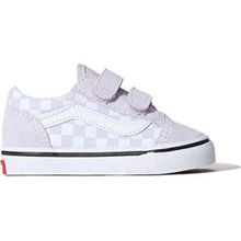 Vans Old Skool V Checkerboard VN000CTGEMY1 Lila Bebek Ayakkabı