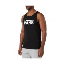 Vans VN00055VBLK1 CLASSIC TANK-B Yuvarlak Yaka Düz Siyah Erkek T-Shirt
