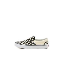 Vans VN000EYEBWW Checkerboard Classic Slip-On Beyaz - Siyah Kadın Günlük Ayakkabı