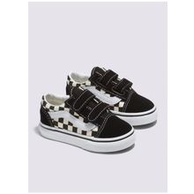 Vans VN0A38JNP0S1 TD Old Skool V Siyah Erkek Bebek Yürüyüş Ayakkabısı