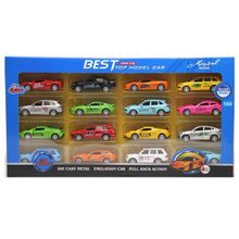 Vardem N955/6633-43-1 16 Parça 1:64 Metal Spor Araba Seti