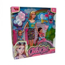 Vardem Oyuncak WG-66749 29 cm 2 Çocuklu Parkta Bebek
