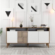 Variant Mobilya Milan 160Cm Konsol - Ceviz / Beyaz