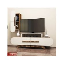 Variant Rose Metalikinci Duvar Raflı Ceviz Tv Ünitesi