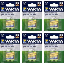 Varta 5706 2700 mAh AA 6'lı Şarj Edilebilir Kalem Pil