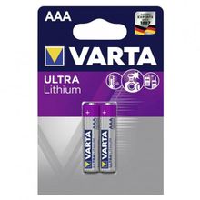 Varta 6103 Lityum AAA 2'li Blister İnce Kalem Pil