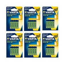 Varta 800 Mah Aaa Şarjlı İnce 24'lü Kalem Pil