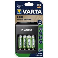 Varta LCD Plug+ Plus Şarj Cihazı+4x2100 Mah Aa Şarjlı Pil