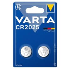 Varta Lityum CR2025 3 Volt 2 Adet Düğme Pil