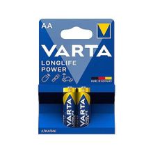 Varta Long Life Power 2 Adet AA Kalın Pil