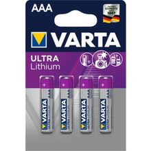 Varta Ultra Lithium Aaa Ince 4'lü Kalem Pil