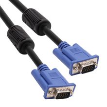 Vcom Cg341ad-30.0 Mavi Konnektör Siyah 30mt Vga-m-vga-m Kablo