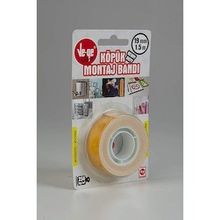 Ve-Ge BA5000190015-3AC 19 mm x 1.5 m Köpük Ağır Montaj Bandı