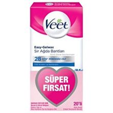 Veet 20'li Hassas Ciltler Sir Ağda Bandı