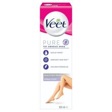 Veet Pure 100 ml Normal Ciltler için Bacak ve Vücut Bölgesi Tüy Dökücü Krem