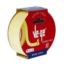 Vege 38 mm 25 m Çift Taraflı Bant