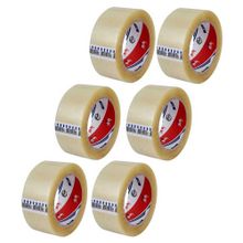 Vege 45 mm x 100 Metre Şeffaf 6'lı Paket Fil Koli Bandı