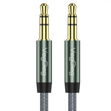 Veggieg 1 mt 3.5 mm Jack TRS Hi-Fi Örgülü AUX Ses Kablosu