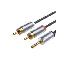 Veggieg 5 mt 3.5 mm AUX to 2 RCA Hi-Fi Ses Kablosu