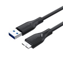 Veggieg 50 cm Micro B HDD Şarj ve Data 3.0 USB Kablo