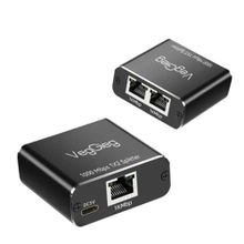 Veggieg RJ45 1 Giriş 2 Çıkış Gigabit Ethernet Çoklayıcı Splitter Adaptör