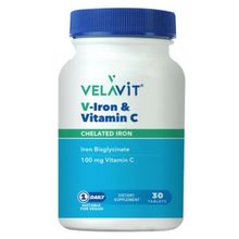 Velavit V-Iron Vitamin C 30 Tablet