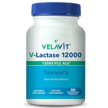 Velavit V-Lactase 12000 FCC İçeren 30 Çiğnenebilir Tablet