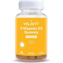 Velavit V-Vitamin D3 Gummy 60 Çiğnenebilir Tablet
