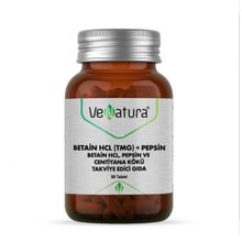 Venatura Betain HCL Pepsin Centiyana Kökü 90 Tablet