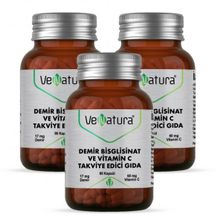 Venatura Demir Bisgilisinat Vitamin C 3x90 Kapsül