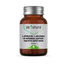 Venatura L-Sitrulin L-Arjinin Mineral 60 Kapsül